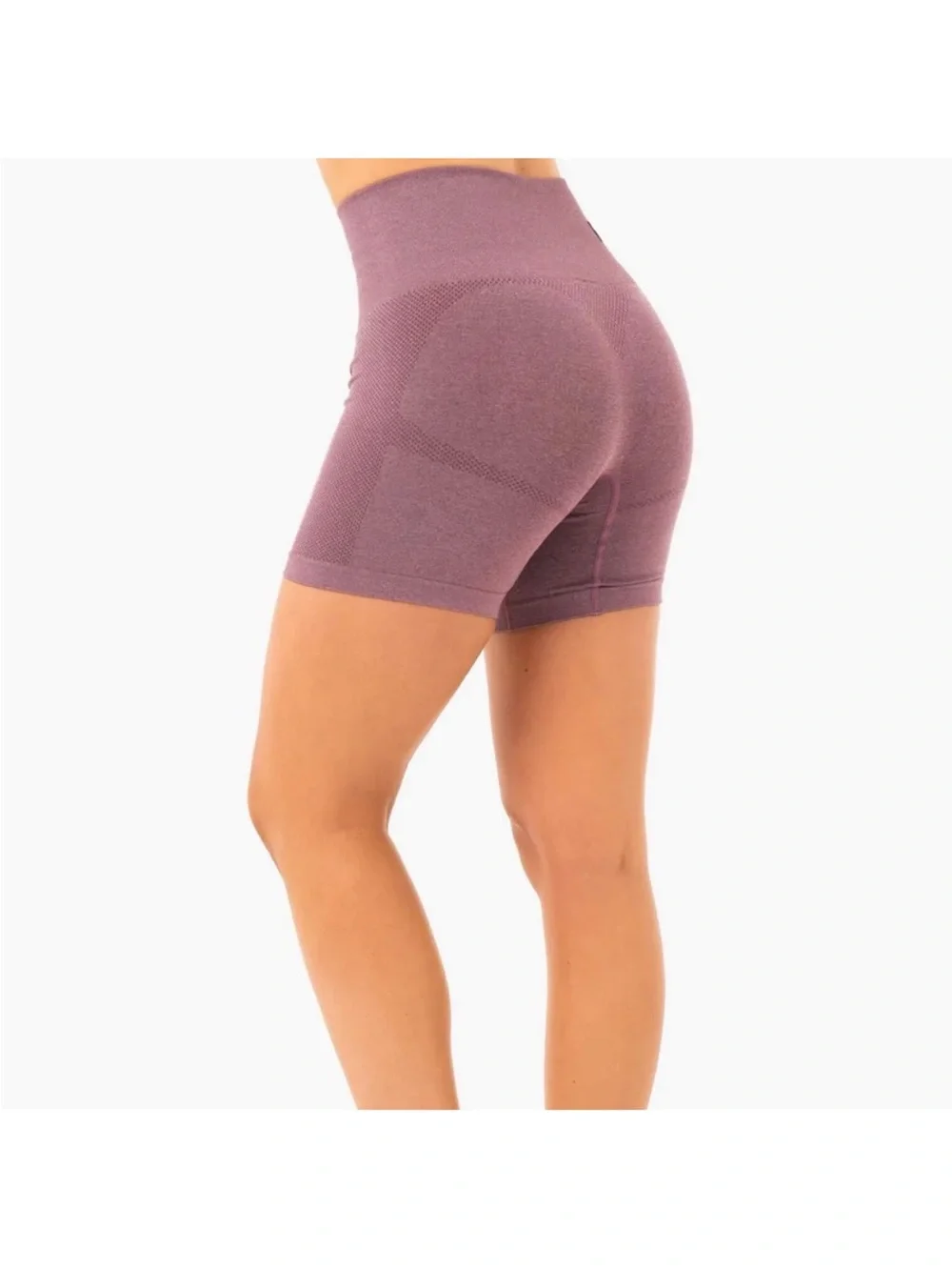 RYDERWEAR SEAMLESS STAPLES SHORTS PURPLE MARL Large